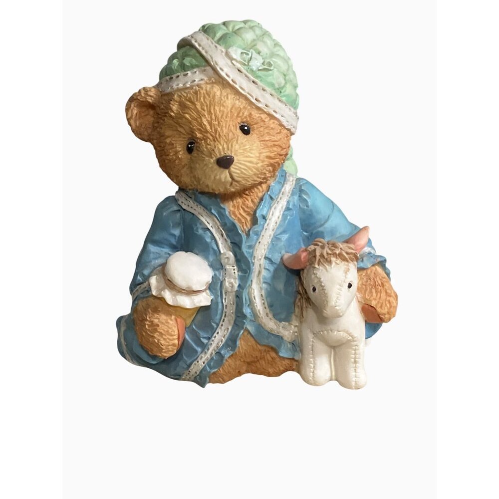 Cherished Teddies Hamilton Gifts Edward Bear Figurine Collectible My Gift is Car